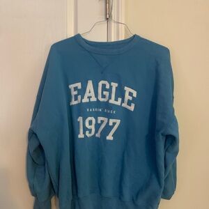 Blue Eagle 1977  Oversized Sweatshirt